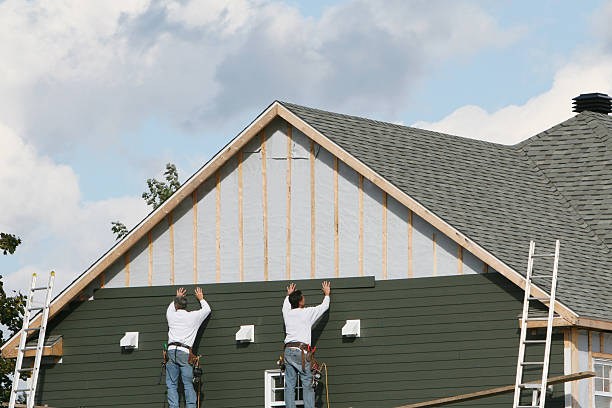 Professional Siding Contractor technician working in Blain, PA